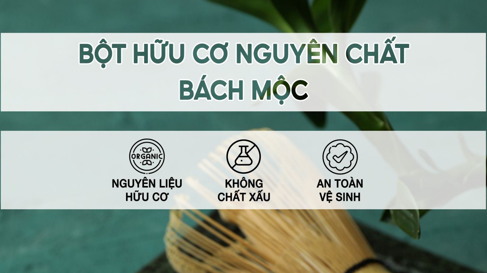 Ra mắt sản phẩm bột hữu cơ Bách Mộc