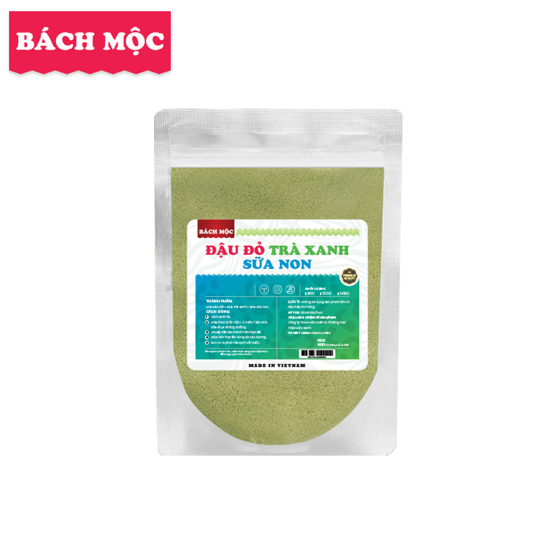 Bột Mix 3 Loại Cao Cấp Đậu Đỏ Trà Xanh Sữa Non 80g